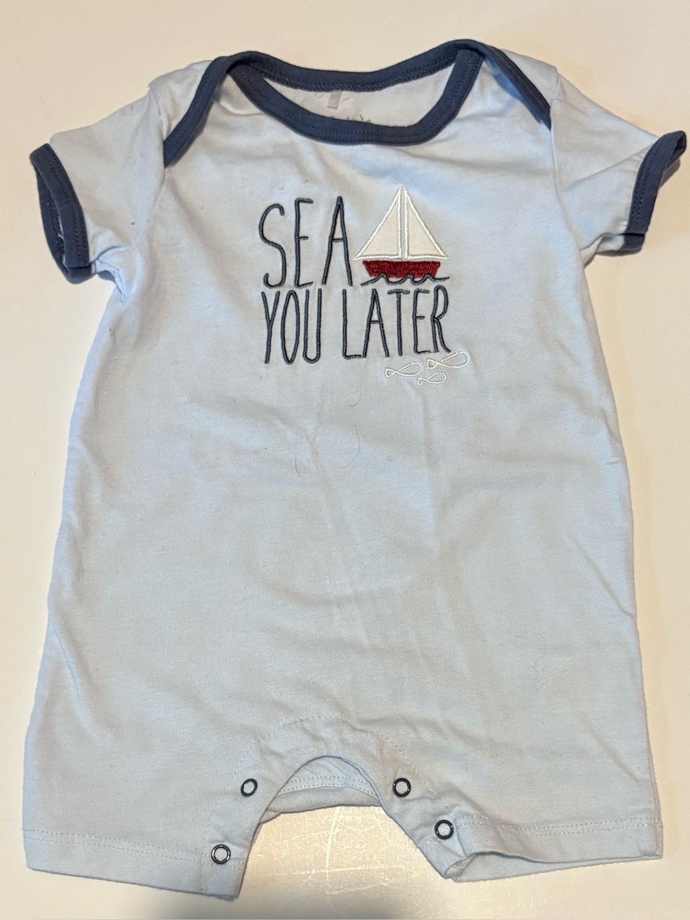 Kyle & Deena Sea you later 3 - 6 months onesie baby clothes clothing onesies